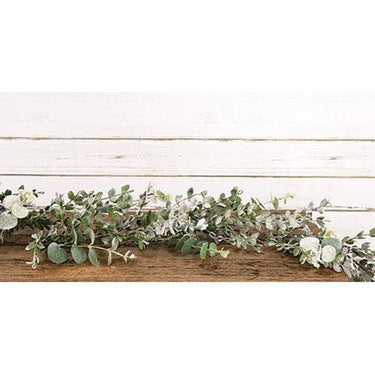 Snowy Eucalyptus Garland, 5ft - The Fox Decor